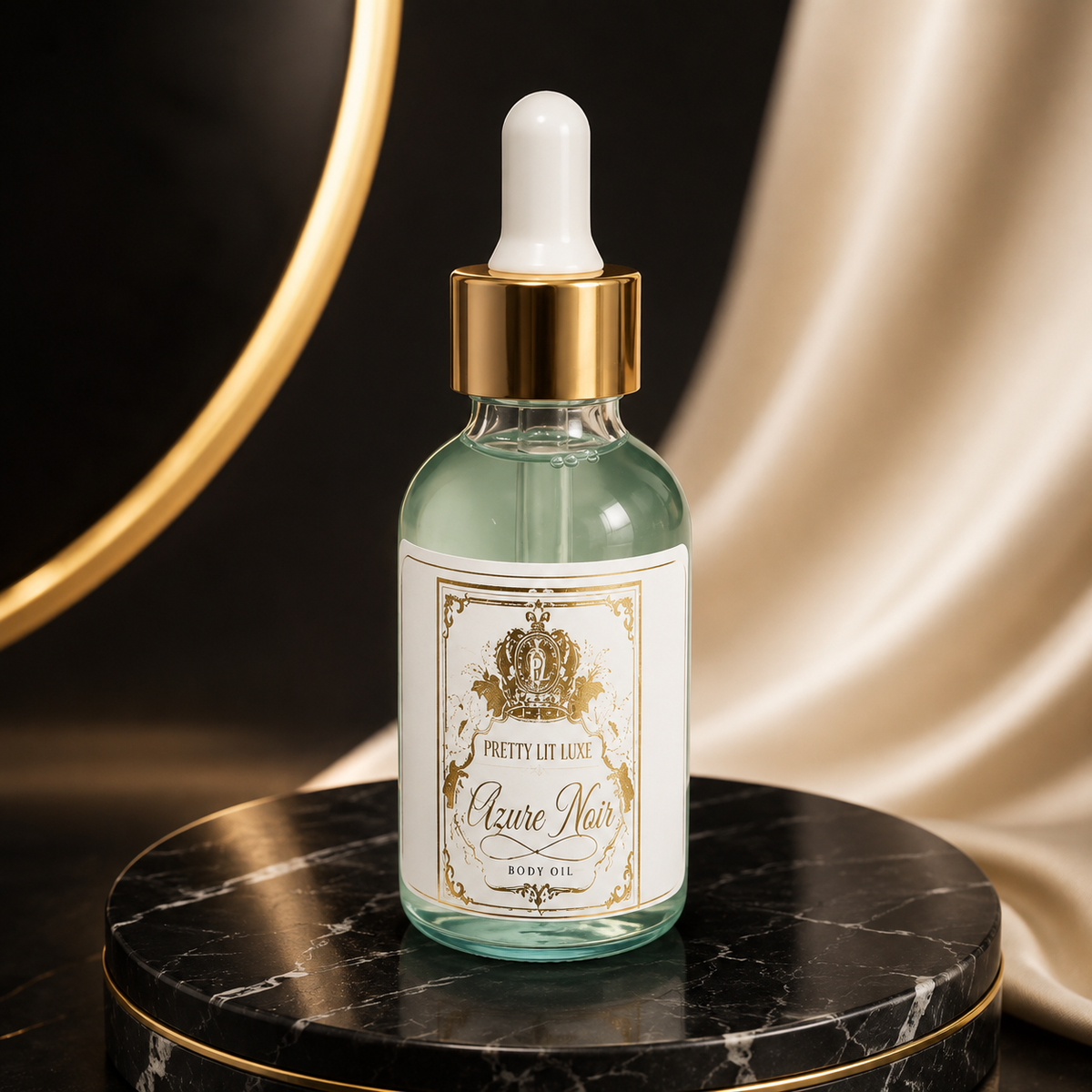 Pretty Lit Luxe Azure Noir Body oil